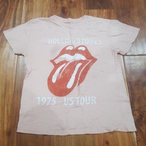 Women's Graphic T-shirt Size XS- Rolling Stones 1975- US Tours
